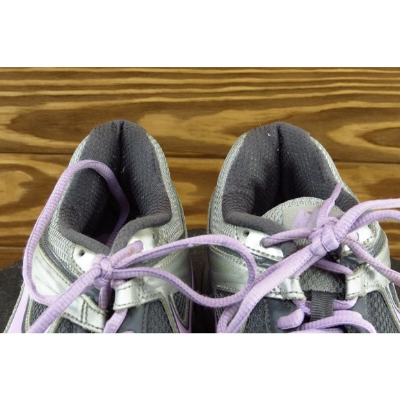 Nike Downshifter 4 Size 10 M Gray Lace Up Running Fabric Women Shoe 472680004 - Picture 3 of 9